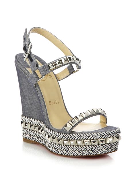 Women's Christian Louboutin Designer Espadrilles .